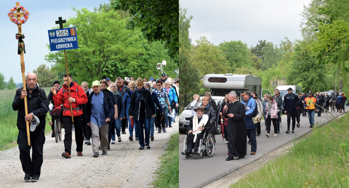 Piesza pielgrzymka na Jasną Górę rozwiązana. Pątnicy wracają do Łowicza
