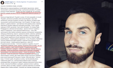 Moi nauczyciele spotykają się ze sobą