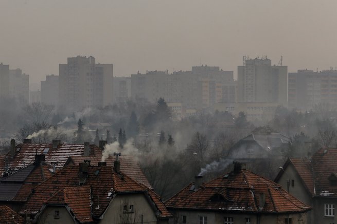 Smog w Rybniku, 27.01.2019.