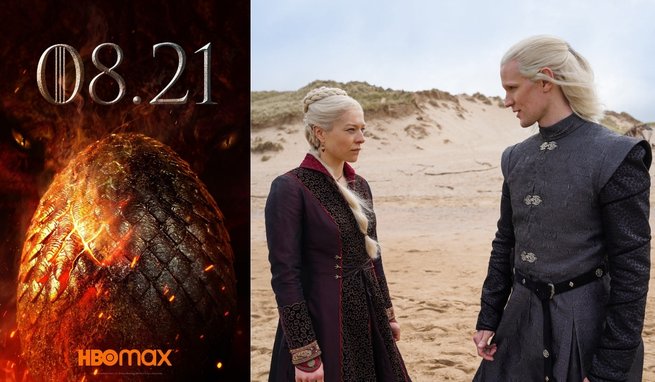 Emma D’Arcy jako Rhaenyra Targaryen i Matt Smith jako Daemon Targaryen, fot. Ollie Upton/HBO