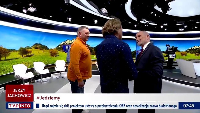 Jakimowicz w porannym programie TVP poznał swojego idola ...