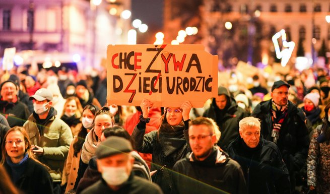 Marsz Dla Izy, Warszawa 06.11.2021, fot. East News
