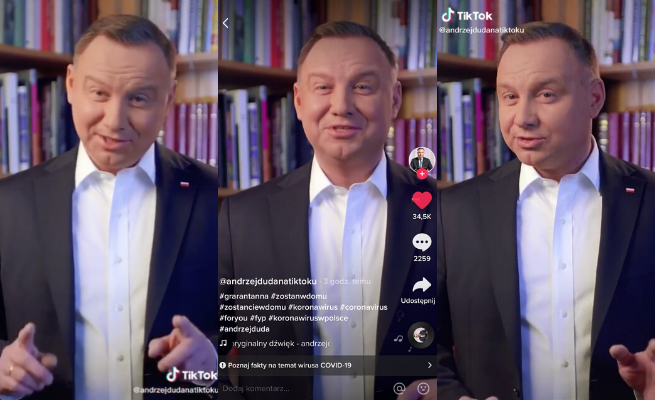 Wszyscy Sie Nudzimy Ale Andrzej Duda Zalozyl Kanal Na Tiktoku Donald Pl