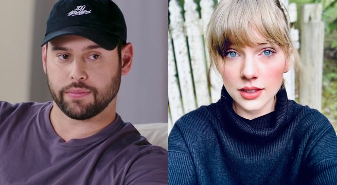 Scooter Braun i Taylor Swift / fot. Instagram