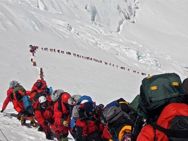 Droga na Mount Everest, maj 2013.