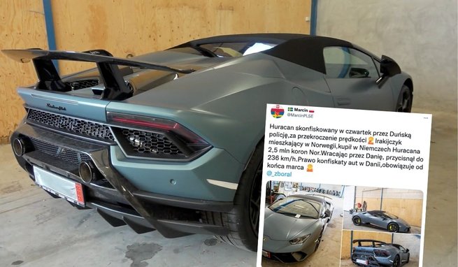 Irakijczyk Kupił Sobie Lamborghini W Niemczech, Ale Stracił Na Zawsze W Danii Za Znaczne Przekroczenie Prędkości | Donald.pl